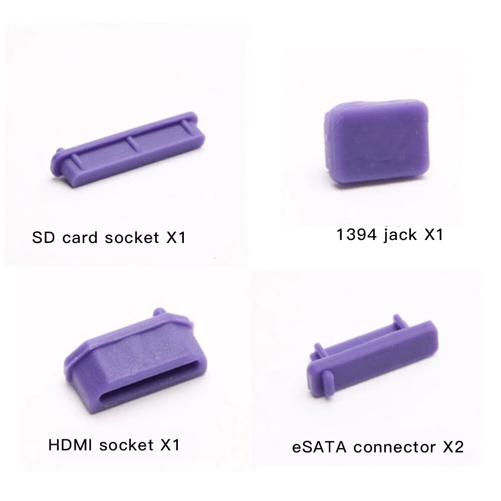 13 teile/satz Bunte Silikon Anti Staub Stecker Abdeckung Stopper Laptop staub stecker laptop staubdicht usb staub plug Computer Zubehör