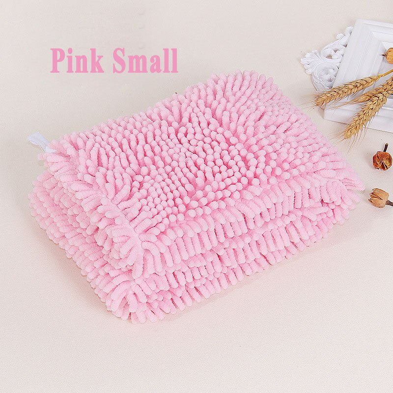 Toalla de baño de rápida absorción de agua para mascotas, toallitas de limpieza suaves, secado de pelo mágico, multifunción, para casa, coche, suministros para mascotas: Pink 33x50cm