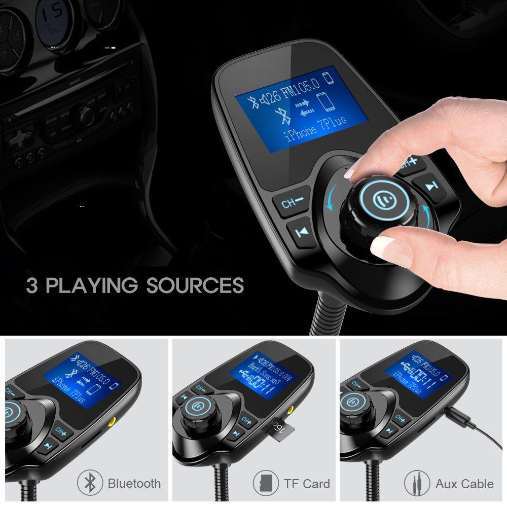 T10 Car Kit Handsfree Bluetooth FM Transmitter MP3 Player USB LCD Modulator Car Bluetooth MP3 Player