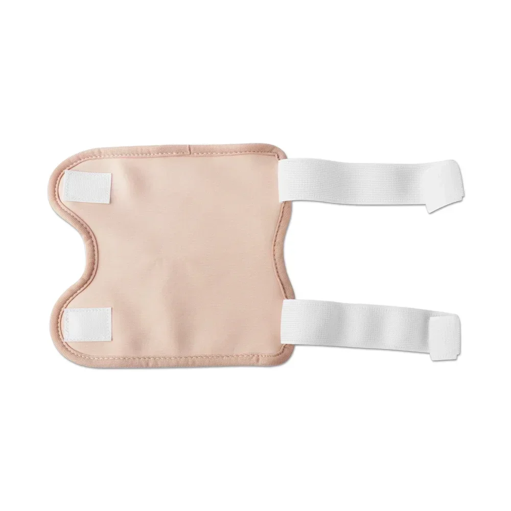 Bio-rizinusölpackung, wiederverwendbare packung mit weichen, elastischen bändern, kompression, verbessert den schlaf, rizinusölwickel für die leber, rizinus: Schokolade