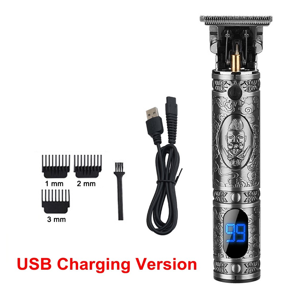 Close-Snijden Digitale Kapper Elektrische Tondeuse Professionele Kapper Mannen Tondeuse 0Mm T-Blade Baard tondeuse: Type 11