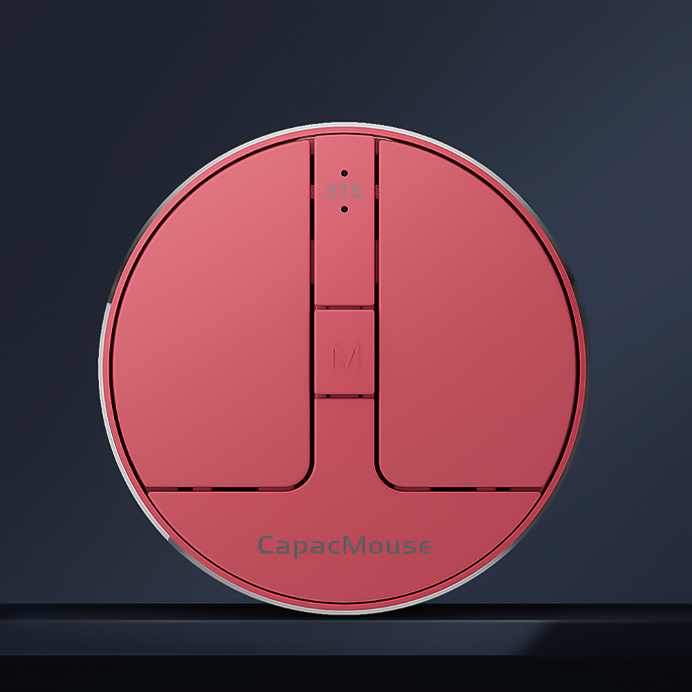 Trådløs mus 3 -modus bluetooth 5.2/2.4g/ usb mini kapasitive mus ultratynn trådløs datamus justerbar dpi for pc bærbar pc