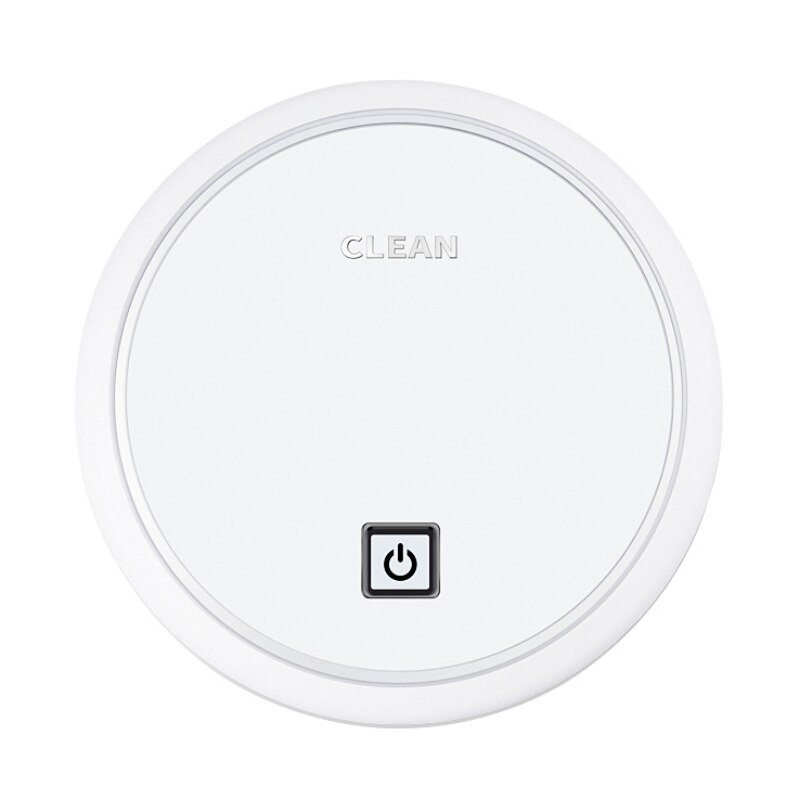 Chargable Intelligent Sweeping Robot Automatic Cleaning Machine Lazy Smart Robot Vacuum Cleaner Home Office Cleaning: White
