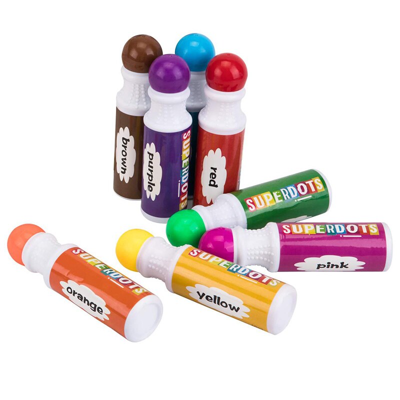 12 pièces/ensemble points marqueurs lavable facile à saisir stylos de marquage Non toxiques pour enfants fournitures scolaires étudiant peinture dessin Art Sationery