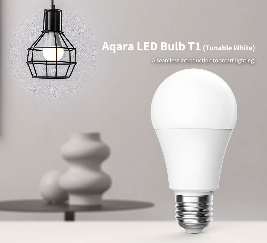 Nueva bombilla LED inteligente Aqara T1 Zigbee 3,0 E27 2700K-6500K 220-240V bombilla remota inteligente para Xiaomi Mi homeKit hogar inteligente