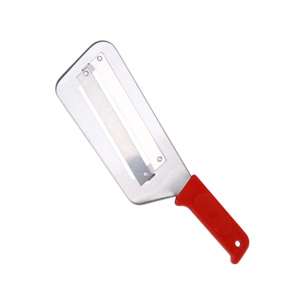 Double Slice Blade Vegetable Slicer Cabbage Slicer Onion Slicer Knife Kitchen Knife Fish Scale Cleaner Knive Kitchen Slicing: Red