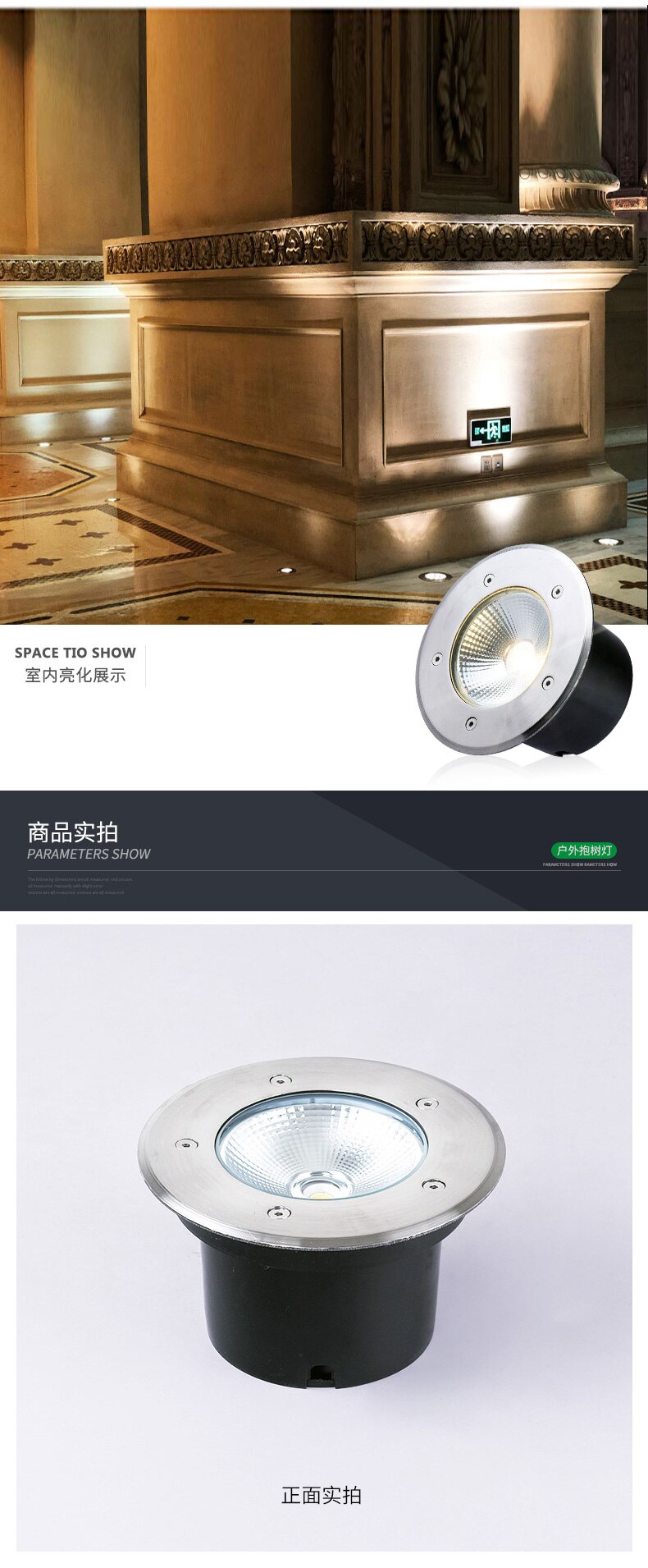 Led Ondergrondse Licht 10W 12W 15W 20W IP68 Waterdicht Vloerlamp Outdoor Grond Spot Landschap Tuin path Begraven Yard 220VDC12V