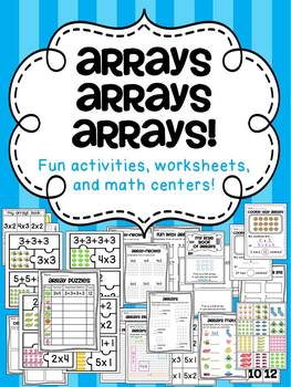 Arrays Arrays Arrays! Math, Basic Operations, Geometry Worksheets, Activities, Math Centers FDF File