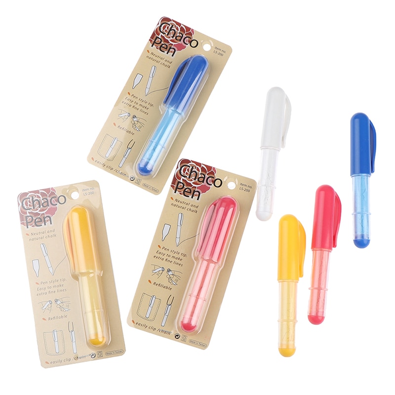 1PCS Chalk Wheel Fabric Marker Pen Sewing Tailor's Chalk Pencils Garment Pencil Sewing Chalk For Tailor Sewing