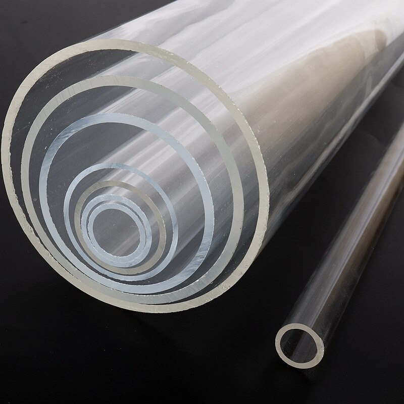 1pc 50cm Länge O.D 50-110mm Acryl Klar Rohr Aquarium Aquarium Liefert Hydrokultur Bewässerung garten Plexiglas Rohr Kanüle