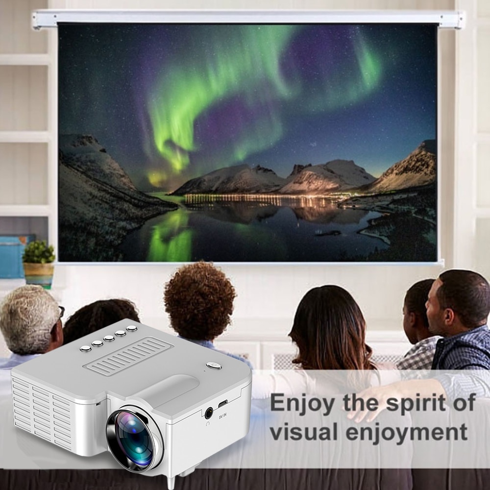 UNIC UC28CB 1080P Portable LED Projector Cinema Theater Mini Projector USB/SD/AV Input Mini Entertainment Projector family