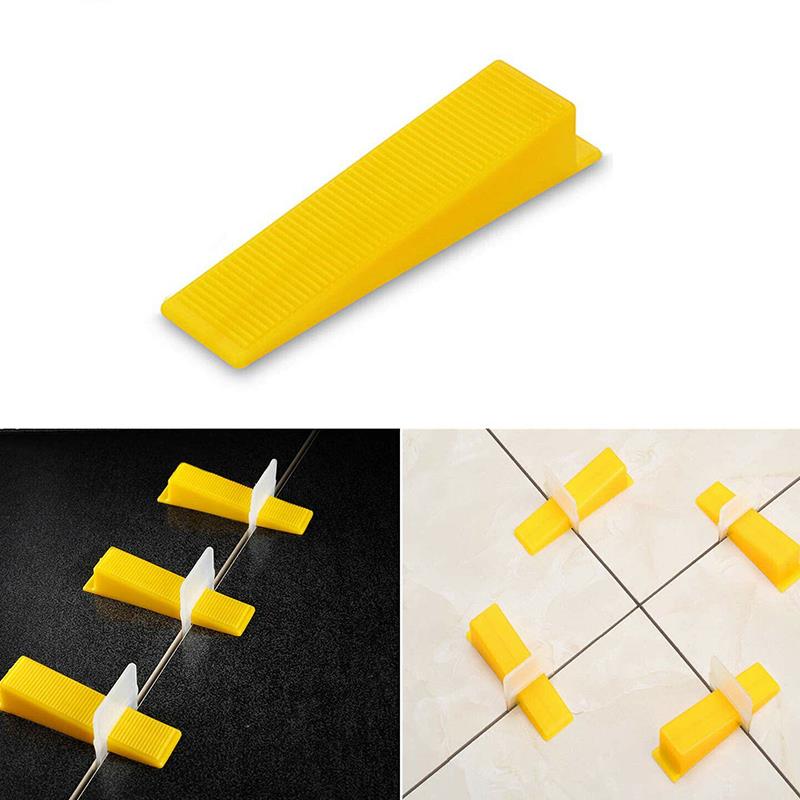 Construction Wedges 100 Pcs Wall Level Tile Leveling For Tile Wedges Tiling Flooring Tool Plastic Flat Ceramic Leveler Floor