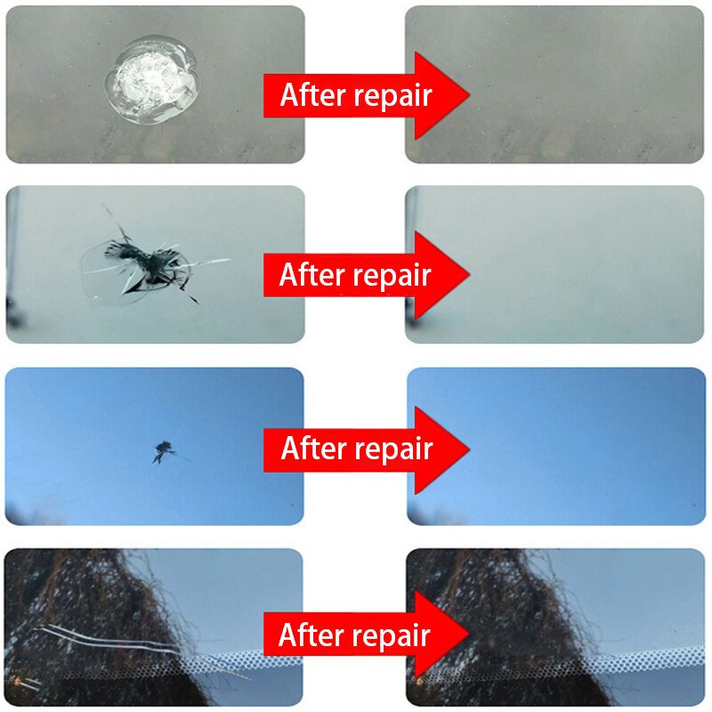 Car Windscreen Repair Kit Glass Windshield Restore Repairing Tools Set UV Light DIY Car Auto Kit Glass for Chip Crack