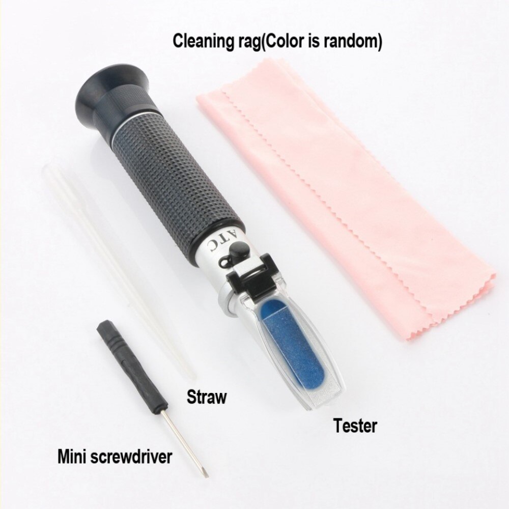 RZ Portable Refractometer for Saltwater Sea Salinity Meter Salt Water Concentration Aquarium Refractometer Dual Scale 0~100%