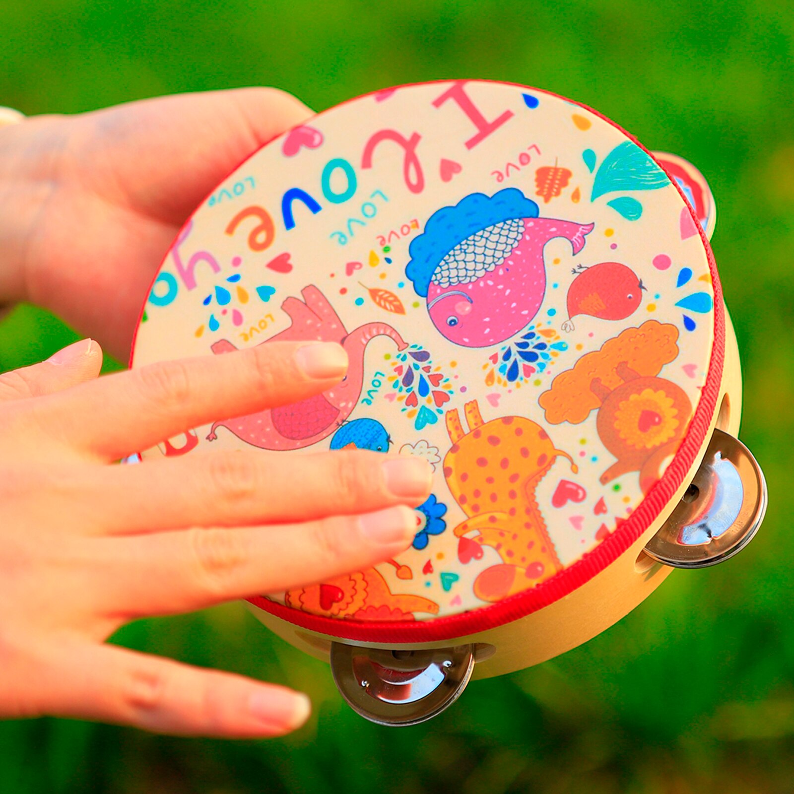 Musical Instrument Hand Drum Percusion Diameter in 6 Inch