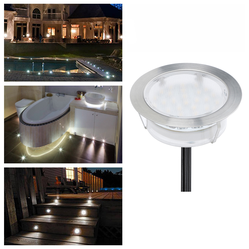 DC12V 2,5 Watt LED Stair-leuchten IP67 SMD3528 LED Patio Beleuchtung Garten Stehlampen für Dekoration und Beleuchtung Begraben Lampen
