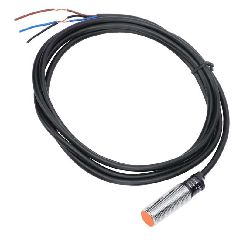 Proximity Switch Waterproof 3-Wire NPN NO Sensor Switches PR12-2DP DC12-24V 50/60Hz 200mA
