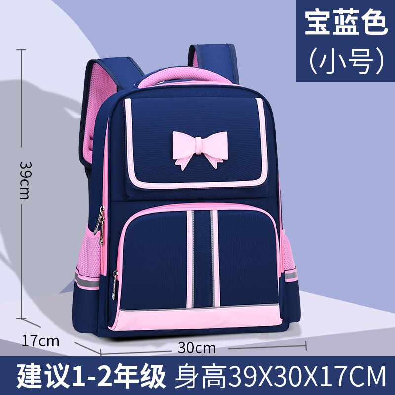 Waterproof children school bags For Girls kids backpacks Children Schoolbags primary School Backpacks kids Mochila Infantil: small blue