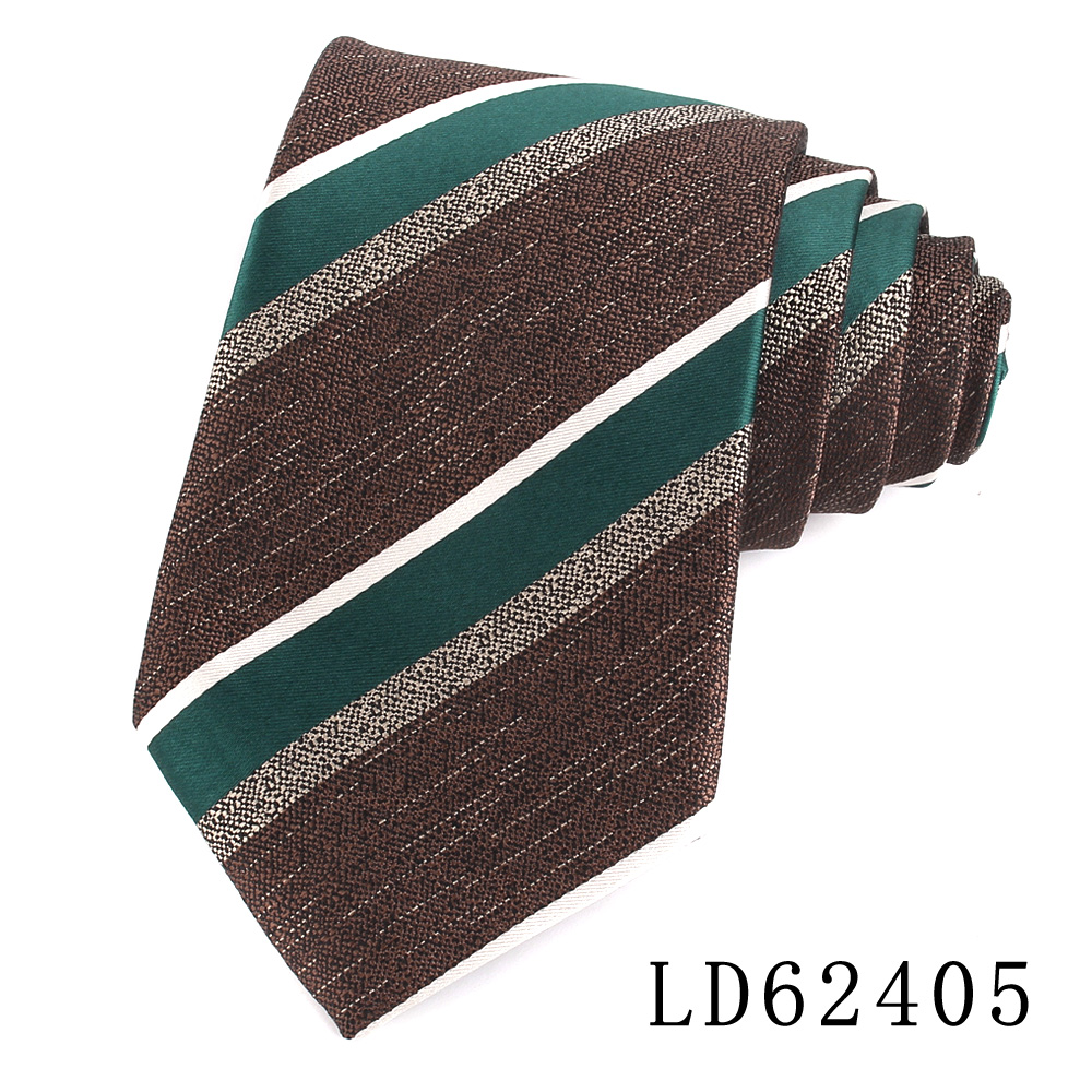 Classic Stripe Ties For Men Women Brown Color Neck Tie For Party Business Paisley Suit Neckties Wedding Neck Tie For Groom: Red