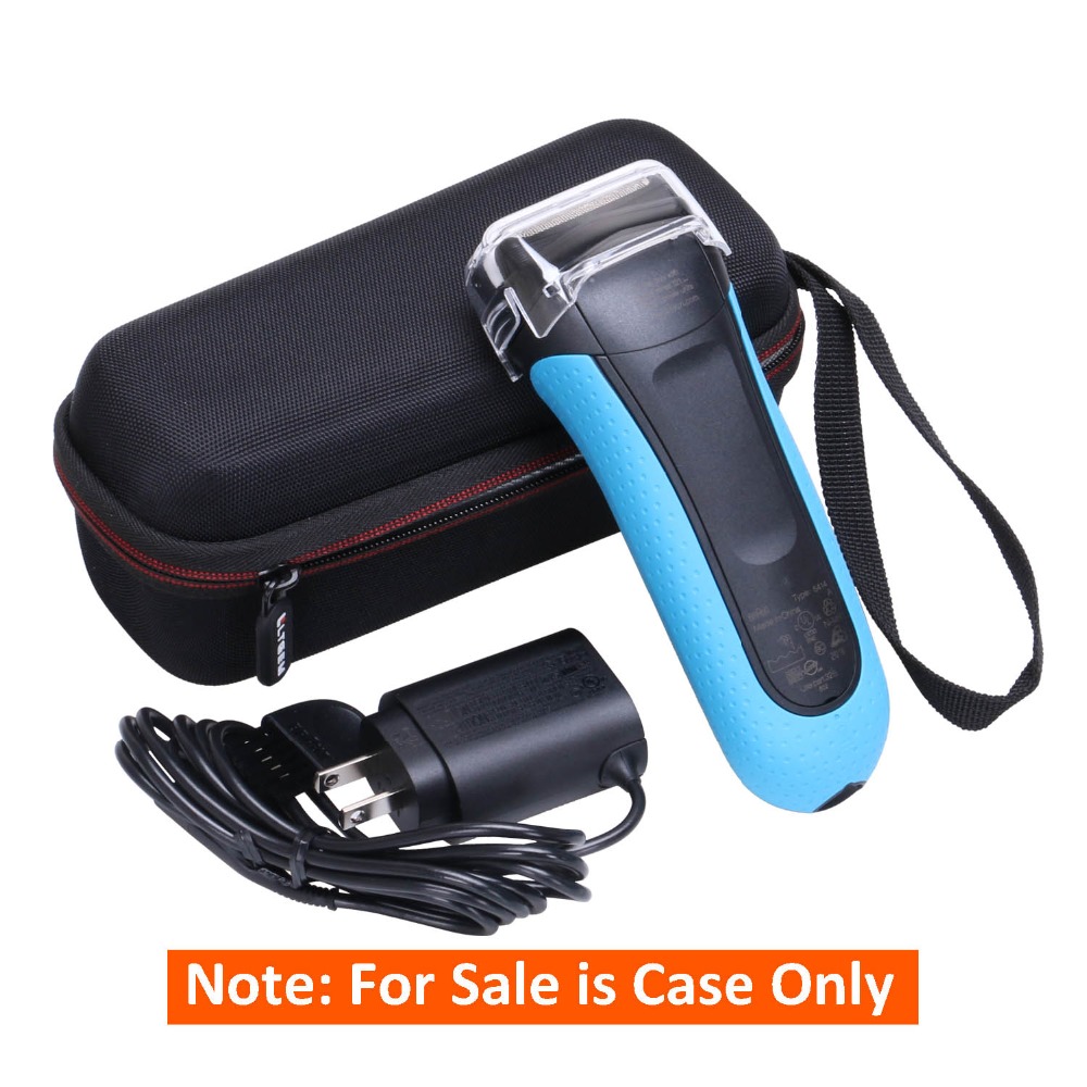 LTGEM Hard Travel Case voor Braun Elektrische Scheerapparaat, serie 3 ProSkin 3040 s 3010 340S-4 3050 390CC-4 380S-4 mannen Scheerapparaat/El