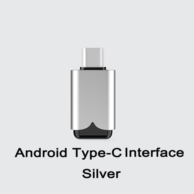 Przenośna ręczna lampa bakteriobójcza UV USB dezynfekcja UVC sterylizująca lampa bakteriobójcza dla IOS dla androida dla przycisków windy: Type-C Silver