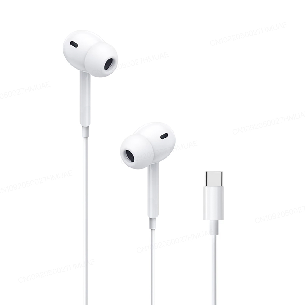 Original Headphones For Apple iPhone 16 15 Pro Max 14 13 12 11 USB-C Lightning Wired Earphones X XS XR 6 7 8 Plus In-Ear Earbuds