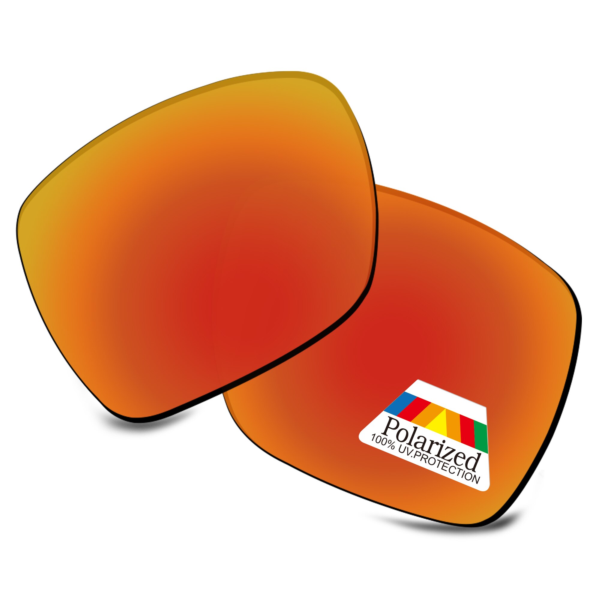 Bwake Polarized Replacement Lenses for-Costa Del Mar Hamlin Sunglasses Frame - Multiple Options: Fire Red