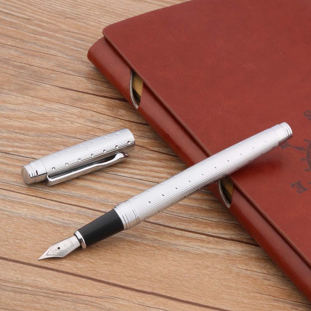 Klassieke Pen School Zilver Schrijven Gouden Vulpen Inkt Pen Briefpapier Kantoorbenodigdheden