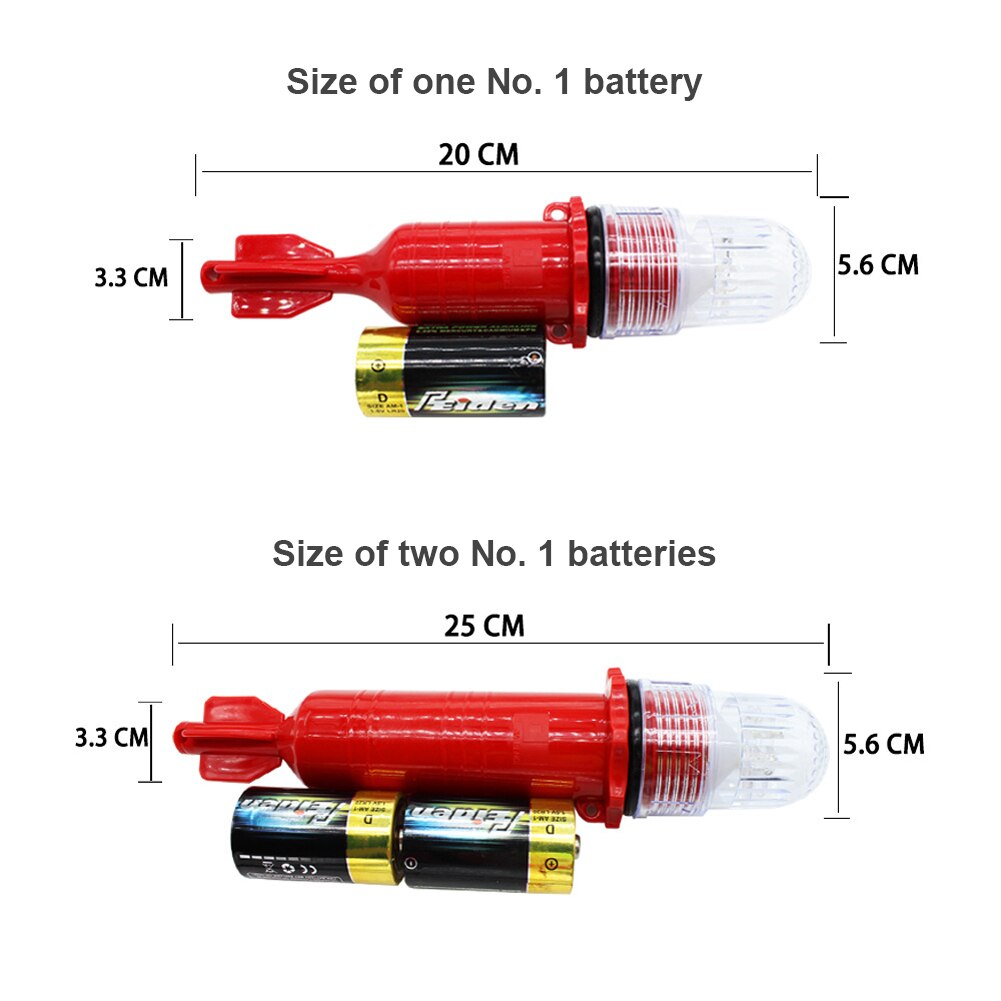 LED Waterproof Lights Fishing Net Bobber Fishing Float Boat Fishing Night Warning Lamp For Ocean Fishing Accessories