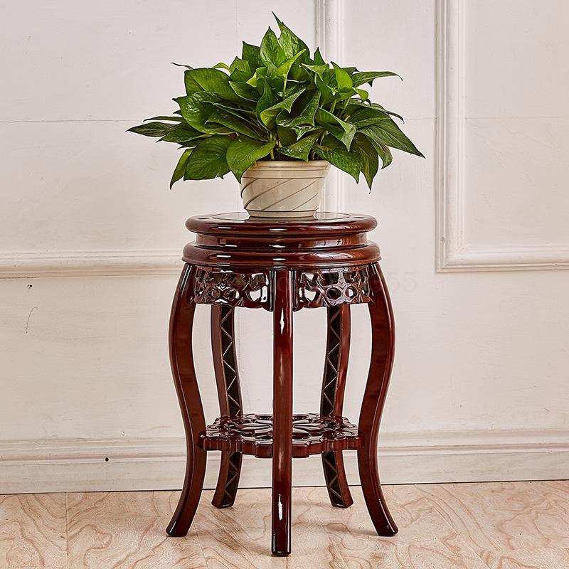 Flower stand plastic multi-layer pot rack single antique living room balcony indoor floor storage shelf