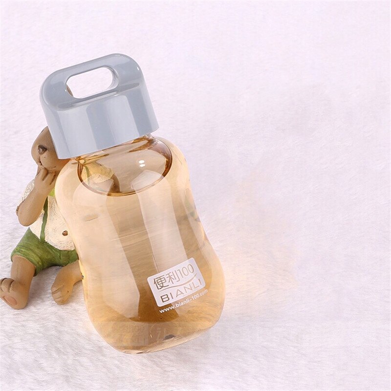 180ml mini søde flasker til børn børn bærbar lækagesikker lille plastik vandflaske bpa freb bærbar skole: 5