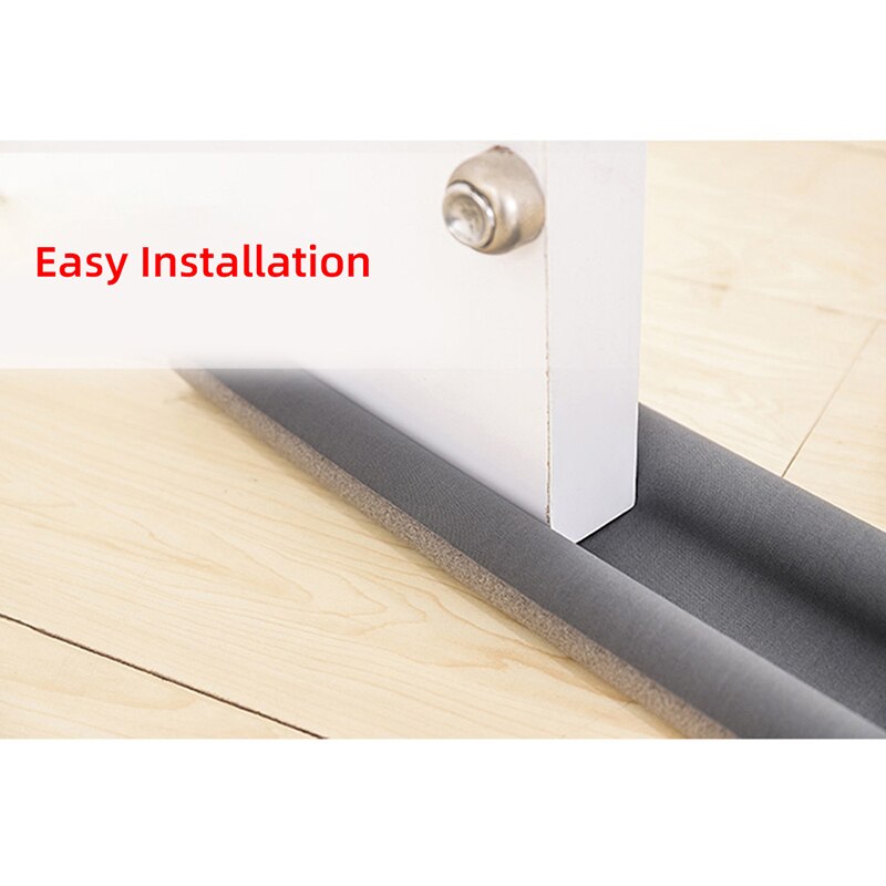 Fleksibel dørbund bundforseglingsbånd lydtæt støjreduktion under dørproppens støvtætte vinduesvejrstrimmel