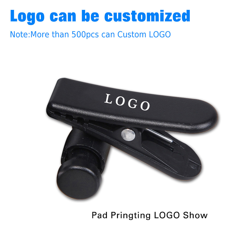 FDBRO Kabel Clip Klemme Kragen Headset Klemme Kragen Clip Rotierenden Klemmen Kopfhörer Kabel Clips Kopfhörer Wickler Zubehör: Customized Logo 1