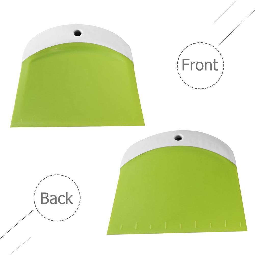 Plastic Cake Cream Spatula Dough Cutter Butter Batter Scraper Baking Tool Scraper Plain Smooth Edge Spatulas Baking Tools