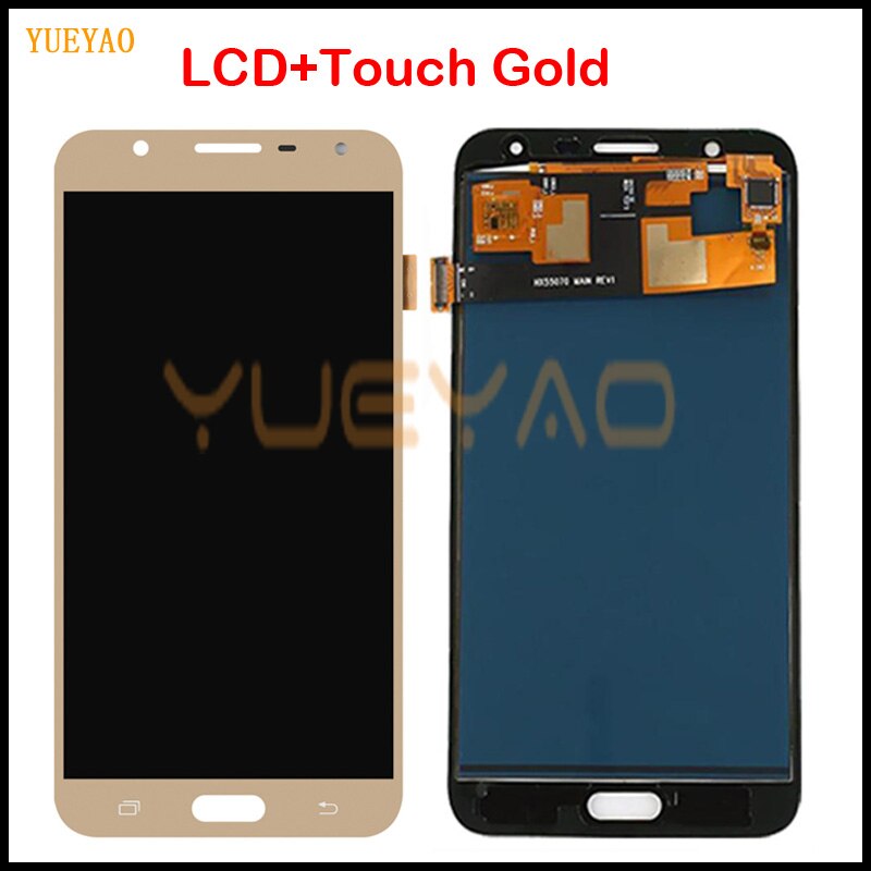 5.5'' inch For SAMSUNG Galaxy J7 Neo LCD Display J701 J701F J701M J701MT Touch Screen LCD Assembly Replacement Parts: Gold No Tool