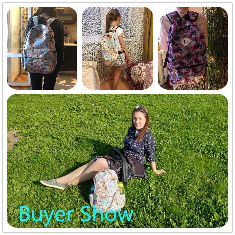 Miyahouse Bloemen Afdrukken Rugzak Vrouwen Canvas Reizen Mochila Schooltas Voor Tiener Meisjes Verse Stijl Rugzak