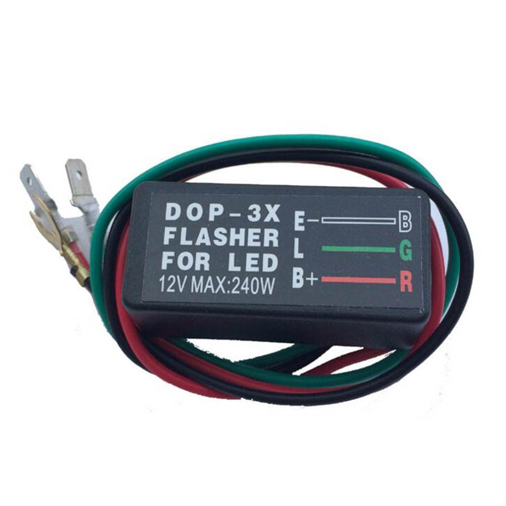 12V 240W DOP-3X Turn Licht Flasher Voor Led Auto En Motorfiets Algemene Flasher Relais Met Drie Contactpunten