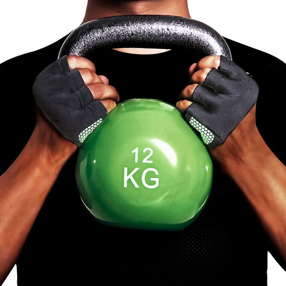 Breathable Gym Fitness Half Finger Gloves Men Women For Dumbbells Crossfit Sports Weight Lifting Bodybuilding Non-slip Gloves