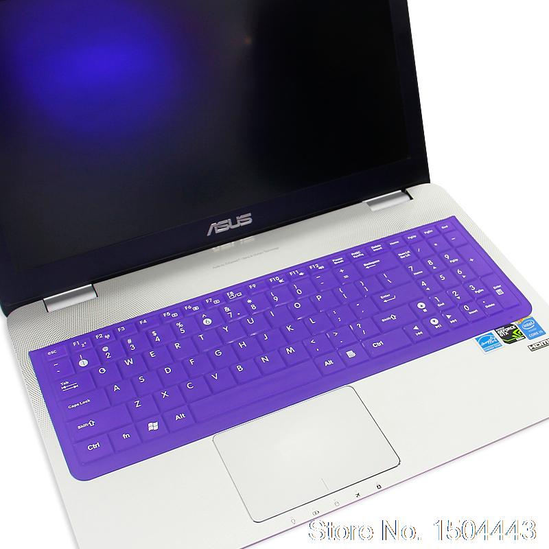 Pour Asus X555 X555Y X555YI K550D K555L X502C S550C Y582 A56 15 15.6 pouces clavier d'ordinateur portable En Silicone De Protection Couverture de Clavier: allpurple