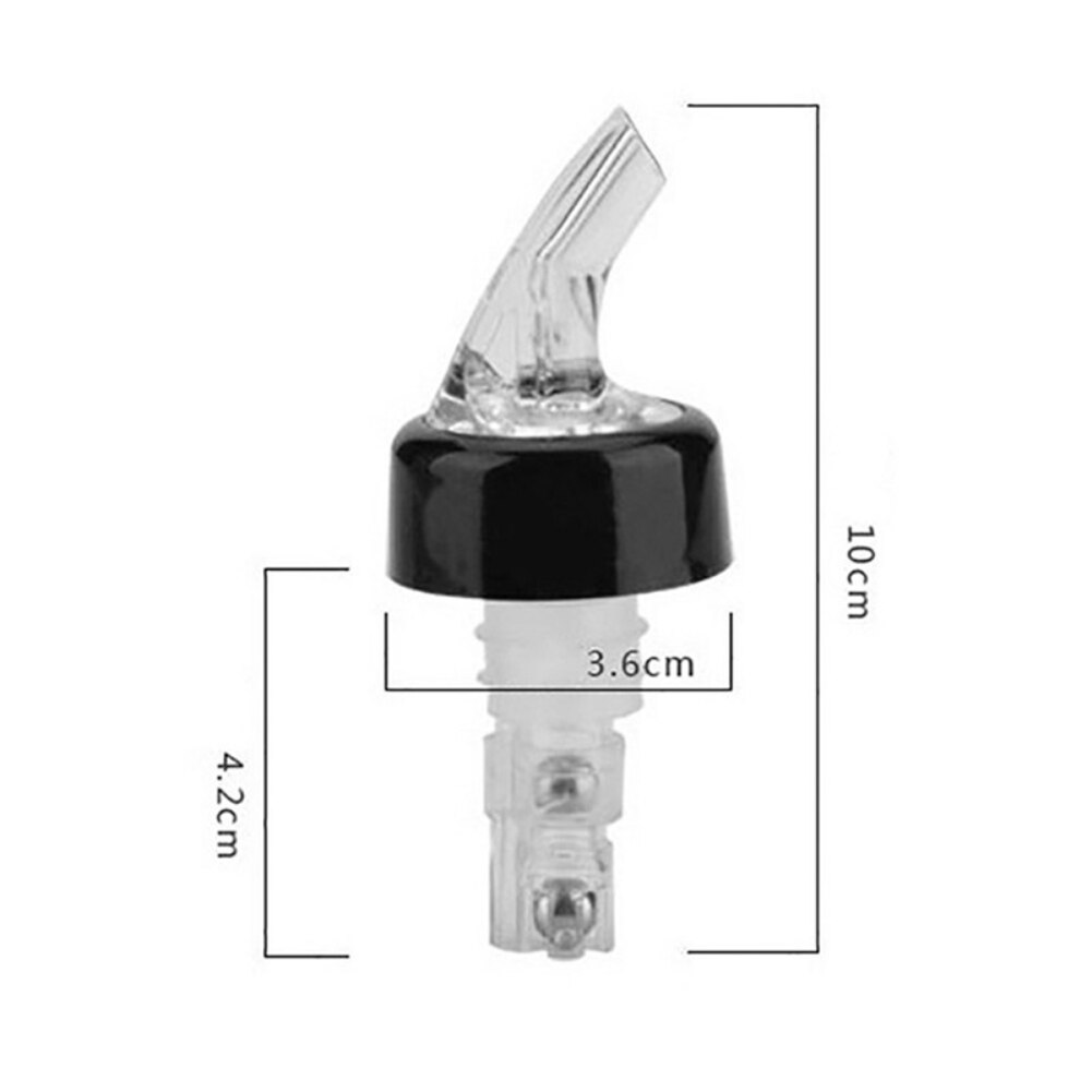 Dispensador cuantitativo de Alcohol líquido de vertedor de vino de plástico de 20/30 ML que mide la boca del aceite decantador de vino KTV herramienta accesorios de Bar
