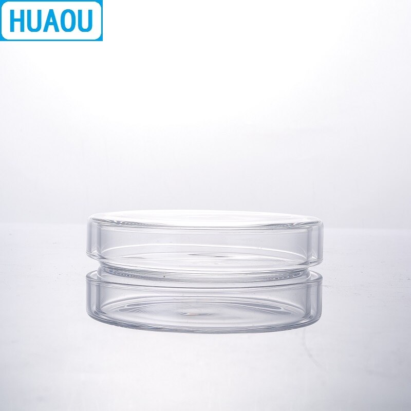 Huaou 35mm petri bakteriekultur skål borosilikat 3.3 glas laboratorie kemi udstyr