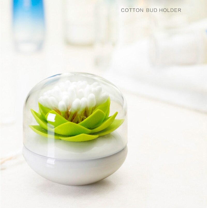 Chique lotusbloem wattenstaafjeshouder tandenstokerhouder wattenstaafjesdoos woondecoratie