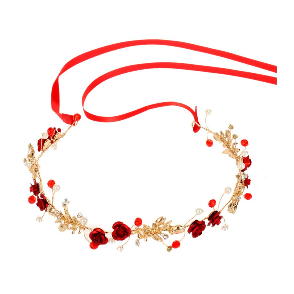 Damen-kopfschmuck, blumenhaarband, haarschmuck für braut und brautparty: Default Title