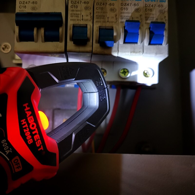 HT206B digital clamp meter true pinza amperimetrica multimeter clamp