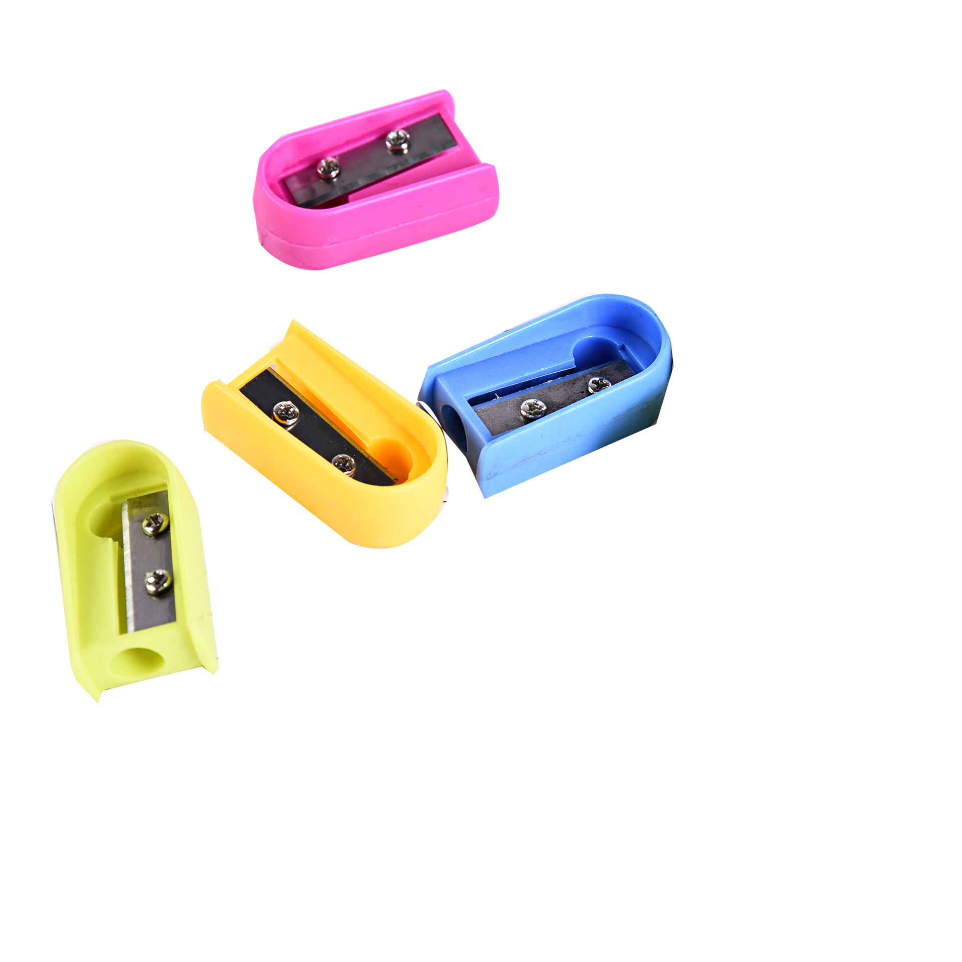 Minisacapuntas de plástico para niños pequeños, artículos escolares, , 40 unidades, 80 unidades