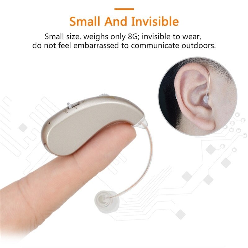 Ear Hearing Aids Rechargeable Sound Amplifier Digital Hearing Aid Wireless Headphones audifonos para sordera