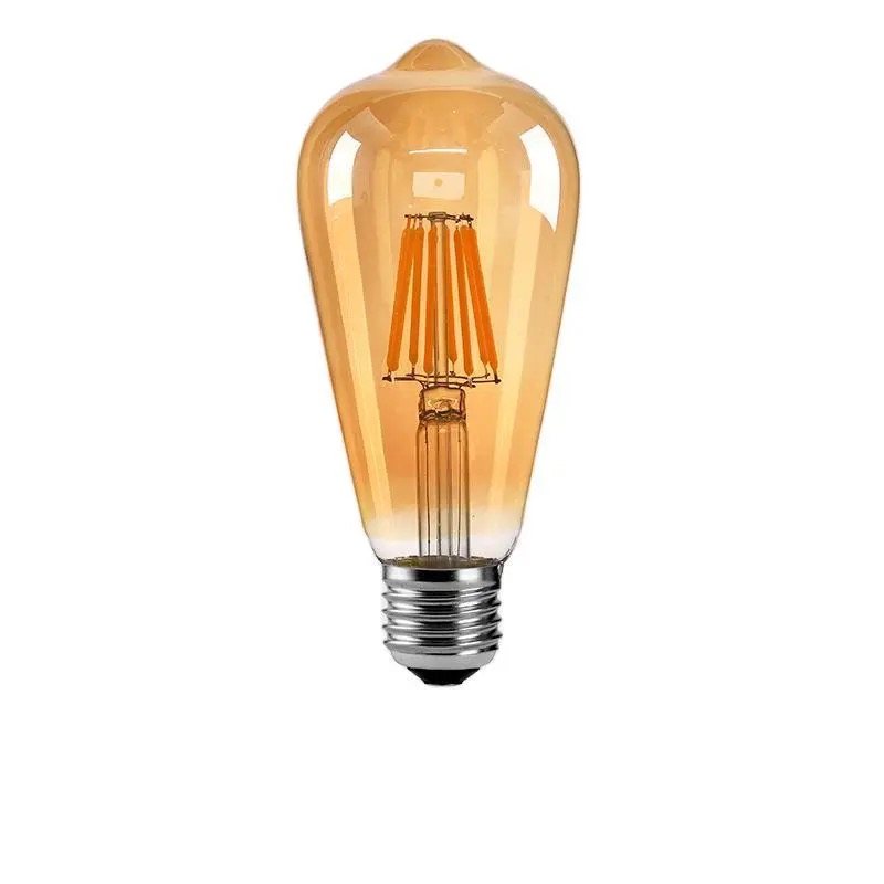 LED Edison Gloeilampen Gouden ST64 Dimbaar E27 B22 2W 4W 6W 8W 10W 12W 220V 110V 2700K 6000K 360 Graden Energielampen