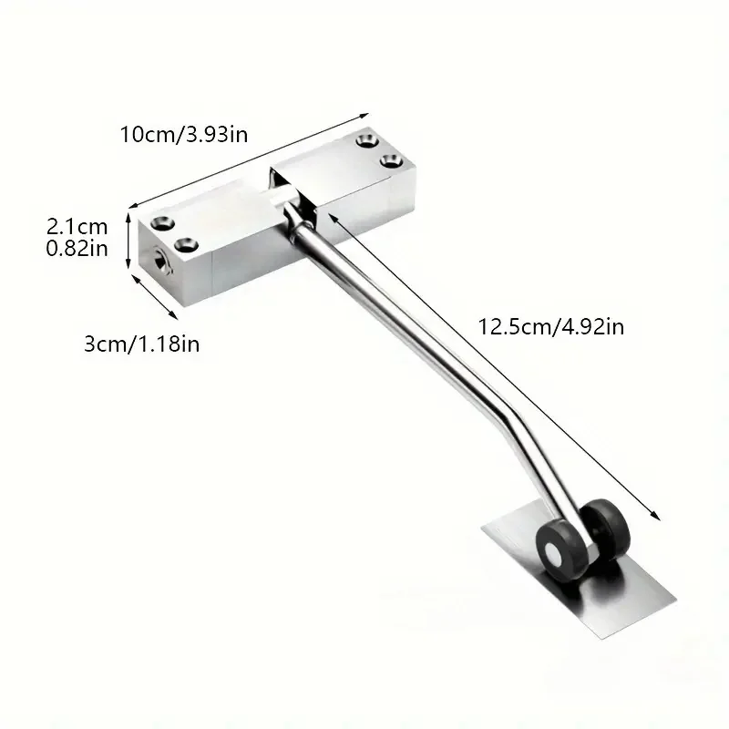 zinc al Automatic Spring Door Closer Door Closing Device Can Adjust The Door Closing Device Furniture Door Hardware
