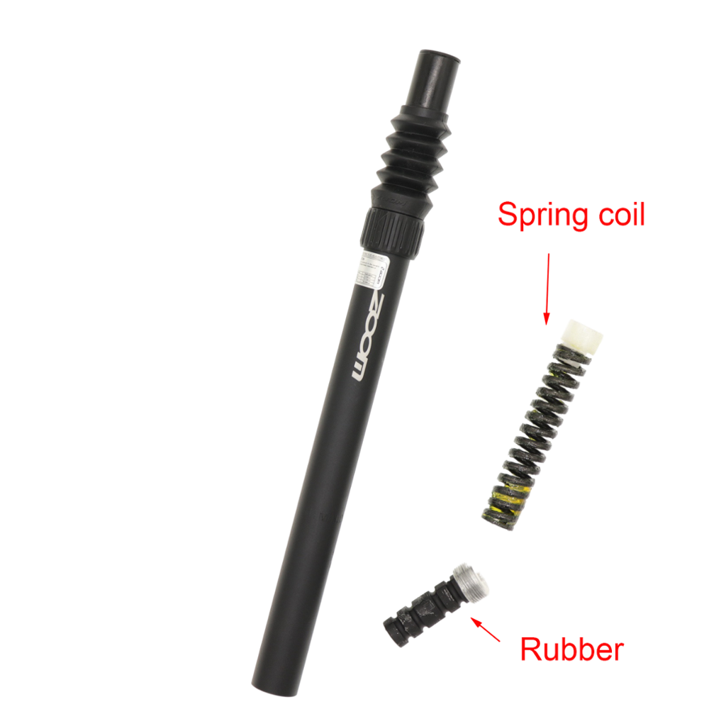 Zoom suspension amortisseur tige de selle vtt vélo tube vélo de route tige de selle 25.4 27.2 28.6 30.9 350mm vélo tige de selle de vélo