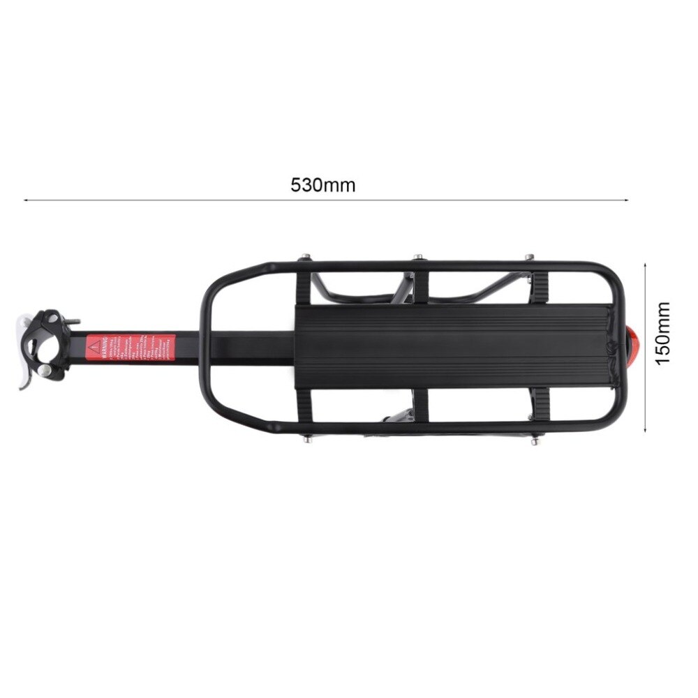 Fiets Bagagedrager Cargo Rear Rack Plank Fietsen Zadelpen Bag Holder Stand voor 15-20 'Fiets Fietsen Achter Rack Bag houder